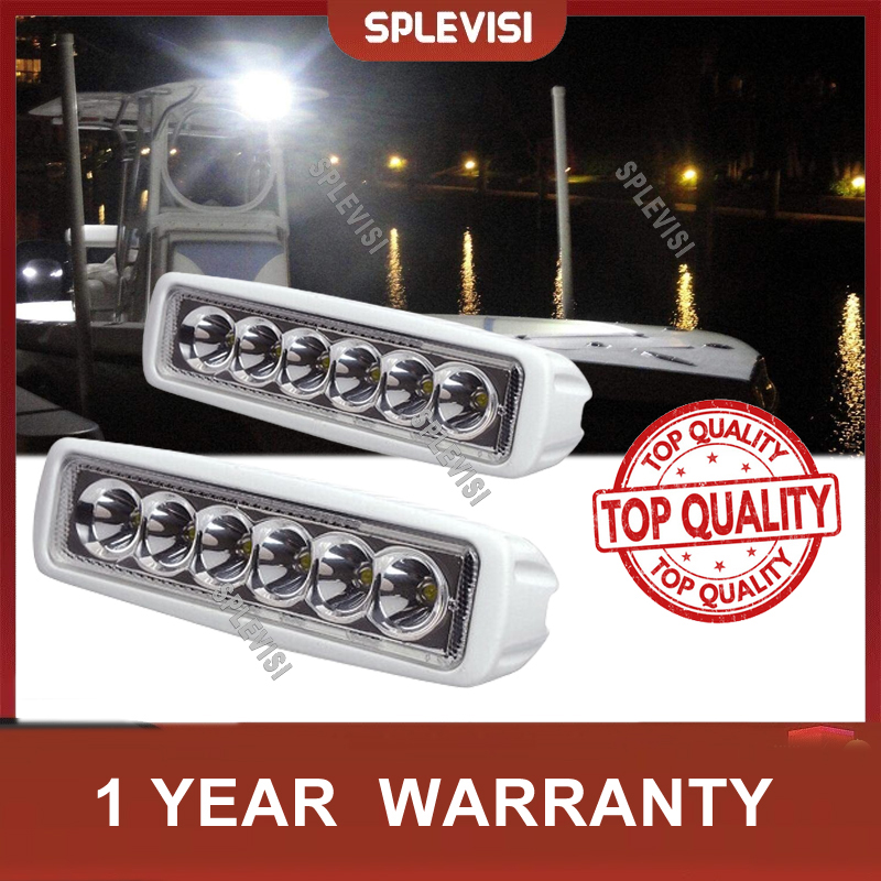 2pcs 12V 6 LED Deck Marine Spr - Fishing Boat Navigation Light 评论和价格