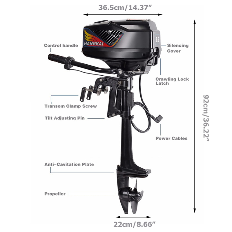 Outboard Electric Engine 48V 4 - Fishing Boat Outboard Motor 评论和价格